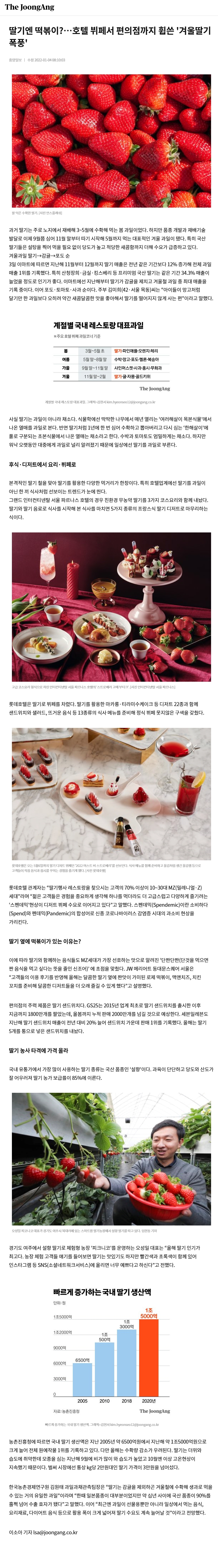 딸기엔 떡볶이?…호텔 뷔페서 편의점까지 휩쓴